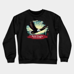 Bald Eagle - WILD NATURE - BALD EAGLE -5 Crewneck Sweatshirt